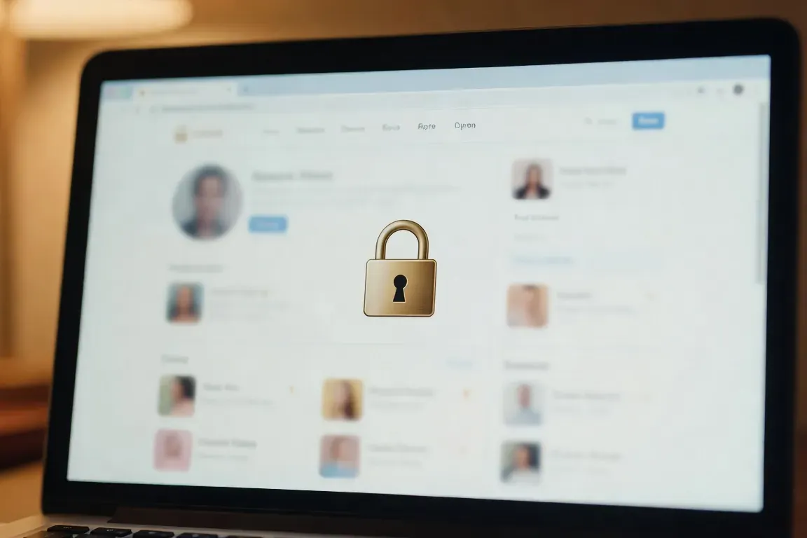 Bureau avec documents et ordinateur pour signaler une fraude amoureuse au Qu&eacute;bec
