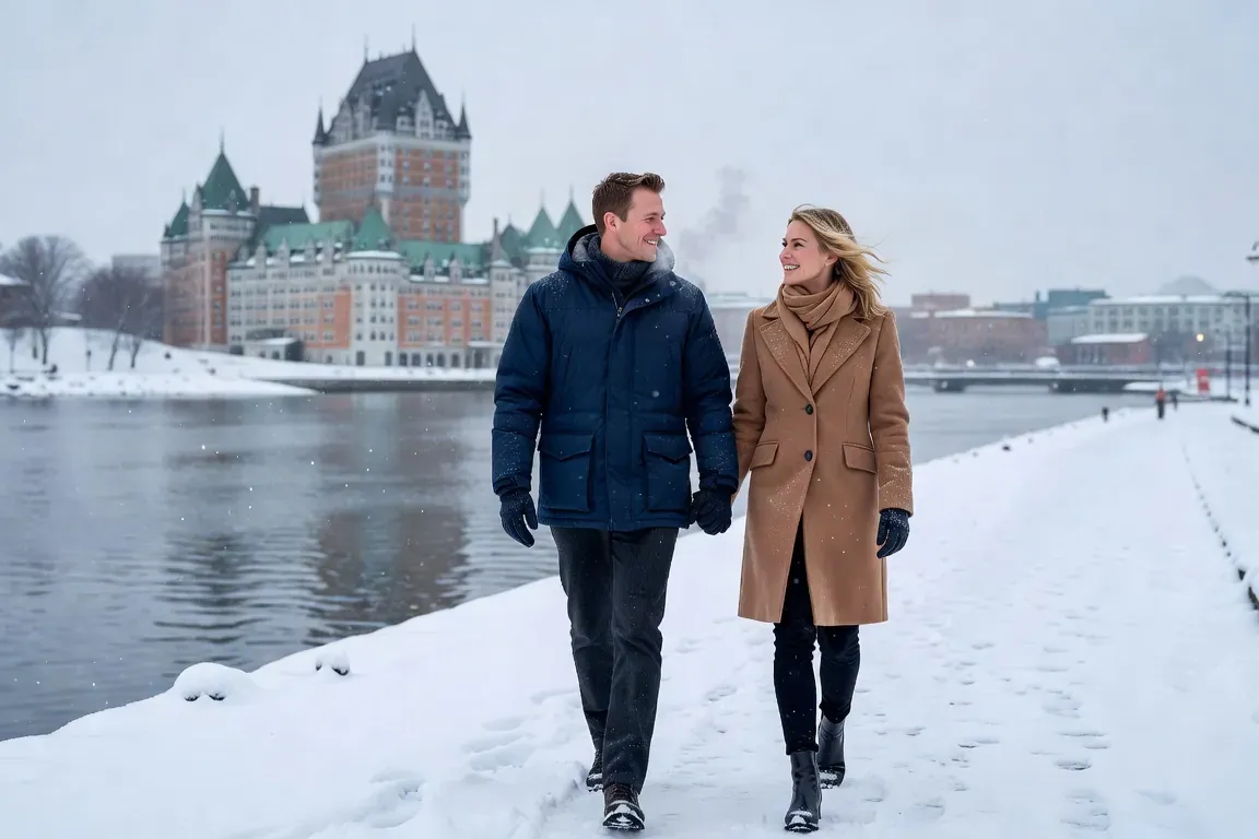 Canadian couple en rendez-vous au march&eacute; Jean-Talon a Montr&eacute;al