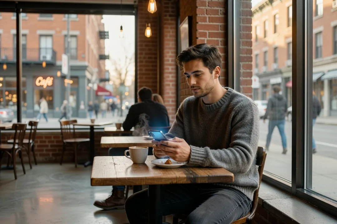 Message sans réponse sur une app de rencontre au Québec